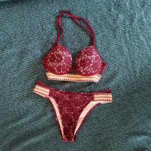 Shore Shade Lace Bikini 36C